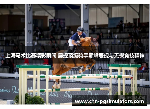 上海马术比赛精彩瞬间 展现顶级骑手巅峰表现与无畏竞技精神