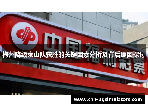 梅州降级泰山队获胜的关键因素分析及背后原因探讨